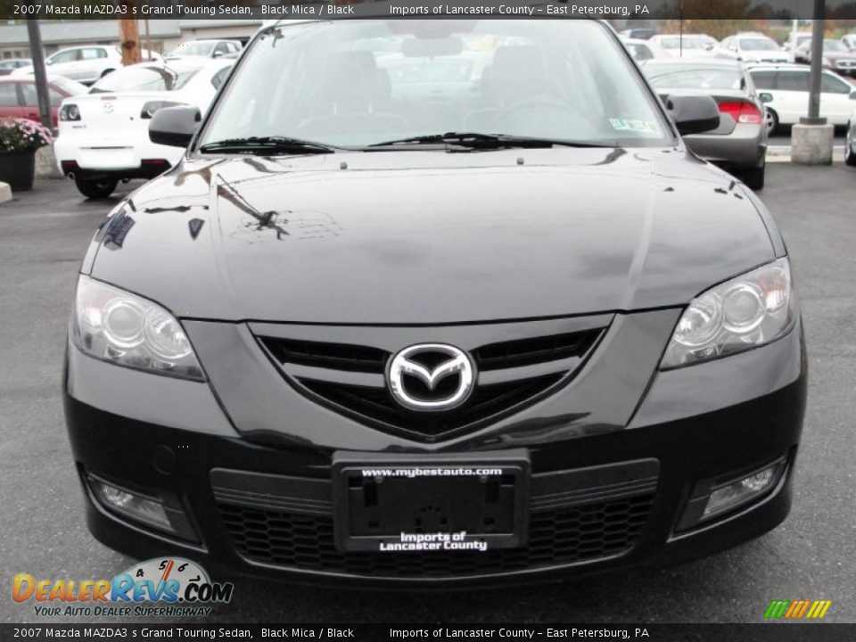 2007 Mazda MAZDA3 s Grand Touring Sedan Black Mica / Black Photo #2