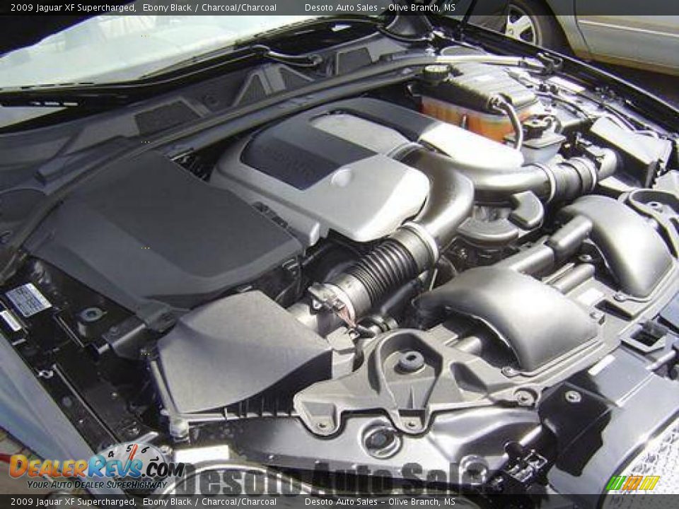 2009 Jaguar XF Supercharged Ebony Black / Charcoal/Charcoal Photo #20