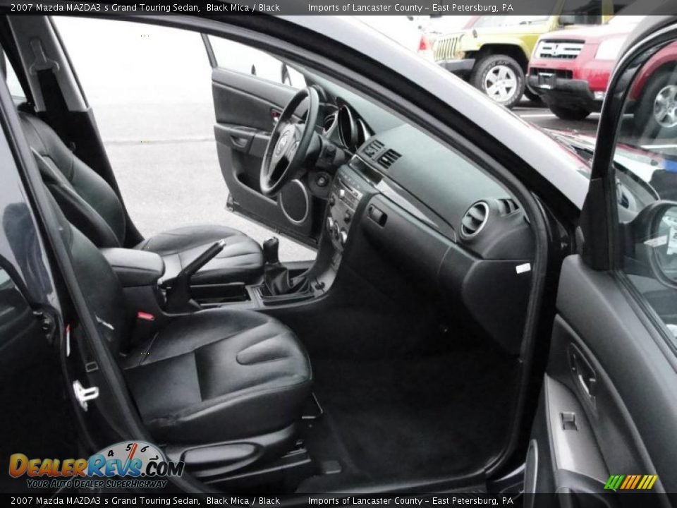 2007 Mazda MAZDA3 s Grand Touring Sedan Black Mica / Black Photo #11