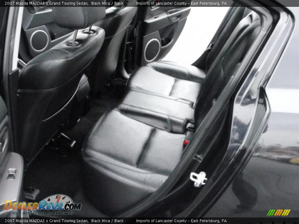 2007 Mazda MAZDA3 s Grand Touring Sedan Black Mica / Black Photo #12