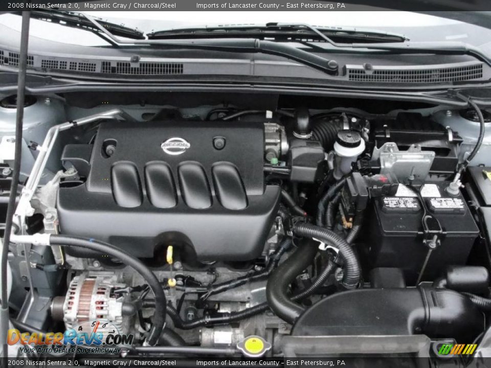 2008 Nissan Sentra 2.0 Magnetic Gray / Charcoal/Steel Photo #8