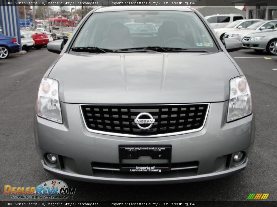 2008 Nissan Sentra 2.0 Magnetic Gray / Charcoal/Steel Photo #10