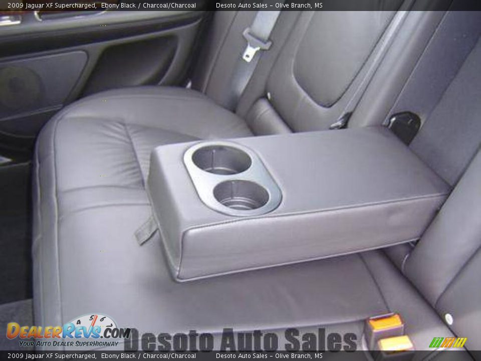 2009 Jaguar XF Supercharged Ebony Black / Charcoal/Charcoal Photo #30