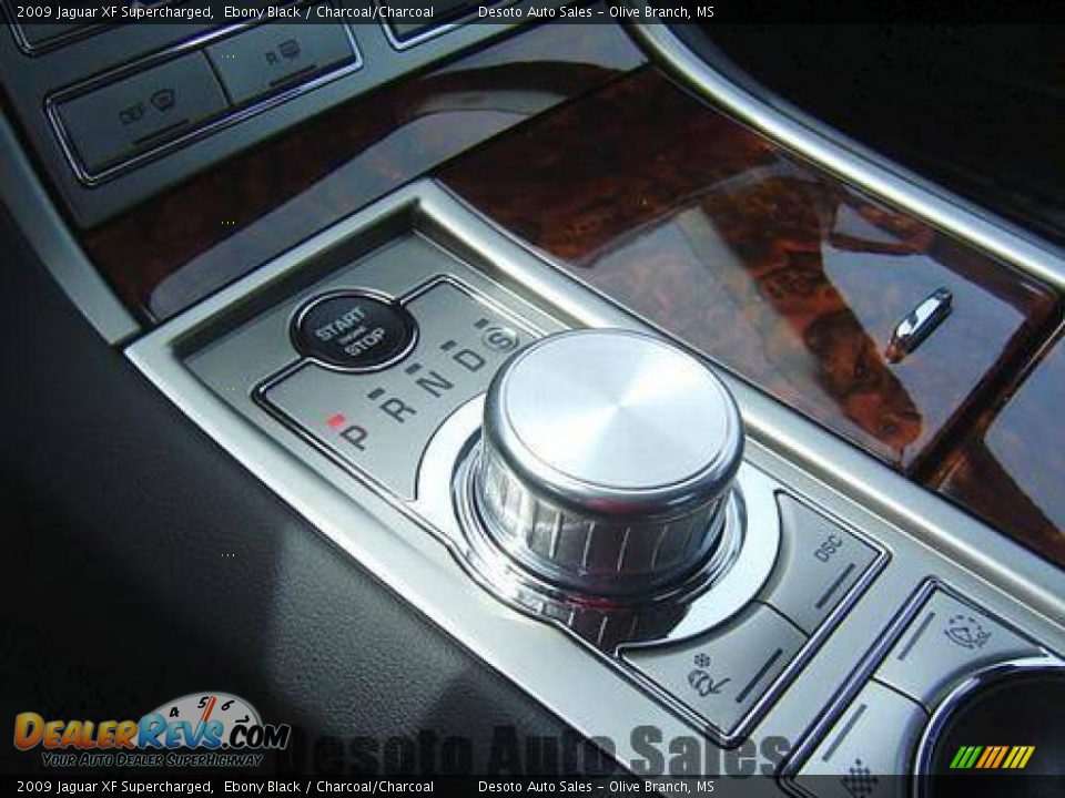 2009 Jaguar XF Supercharged Ebony Black / Charcoal/Charcoal Photo #32