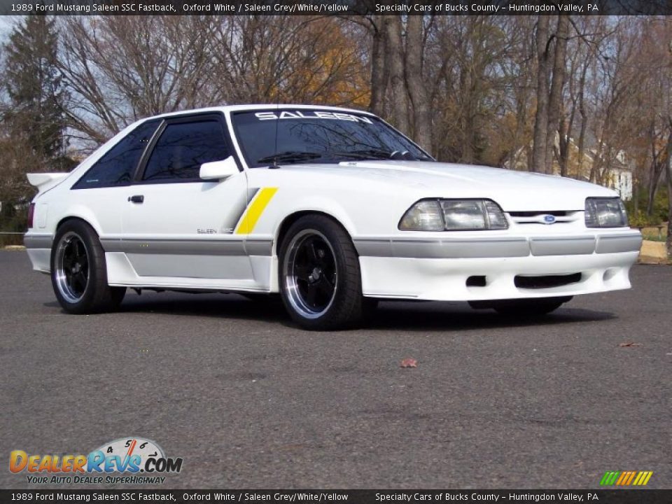 Front 3/4 View of 1989 Ford Mustang Saleen SSC Fastback Photo #1