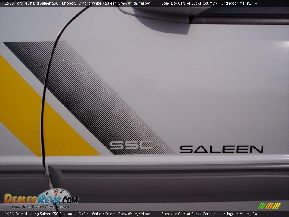 1989 Ford Mustang Saleen SSC Fastback Logo Photo #26