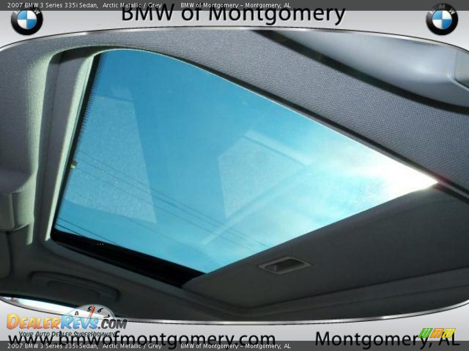 2007 BMW 3 Series 335i Sedan Arctic Metallic / Grey Photo #22