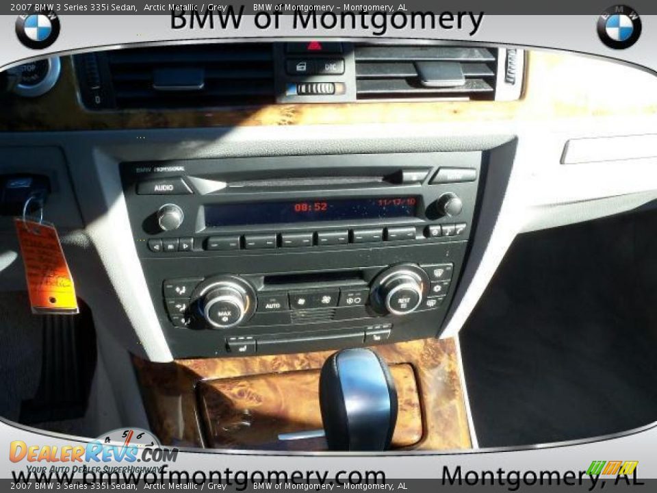2007 BMW 3 Series 335i Sedan Arctic Metallic / Grey Photo #23