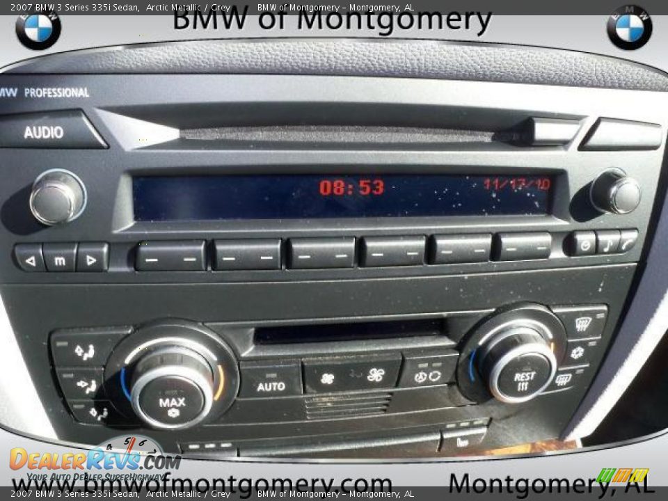 2007 BMW 3 Series 335i Sedan Arctic Metallic / Grey Photo #24