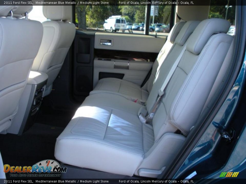 Medium Light Stone Interior - 2011 Ford Flex SEL Photo #6