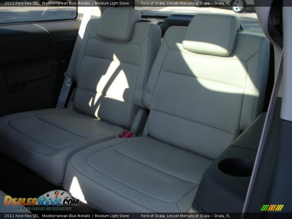 Medium Light Stone Interior - 2011 Ford Flex SEL Photo #7