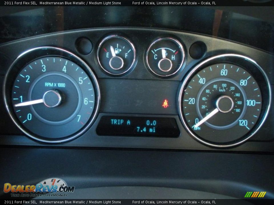 2011 Ford Flex SEL Gauges Photo #11