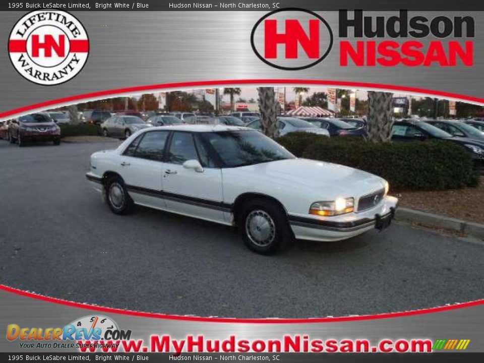 1995 Buick LeSabre Limited Bright White / Blue Photo #1