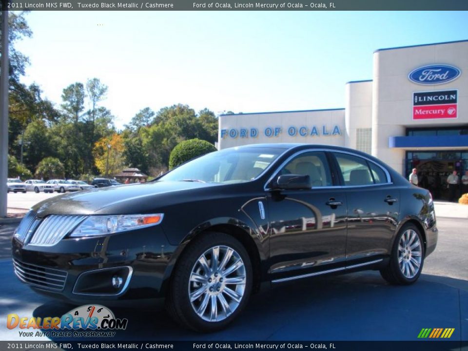 2011 Lincoln MKS FWD Tuxedo Black Metallic / Cashmere Photo #1