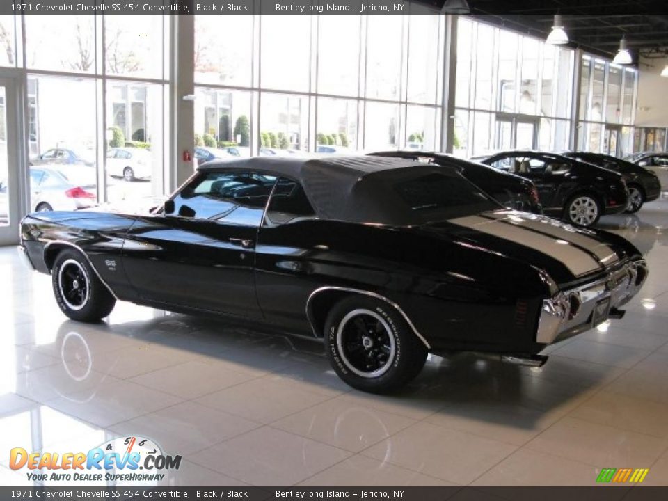 Black 1971 Chevrolet Chevelle SS 454 Convertible Photo #2