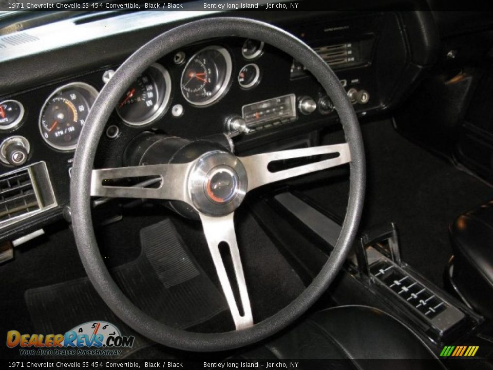 1971 Chevrolet Chevelle SS 454 Convertible Steering Wheel Photo #9