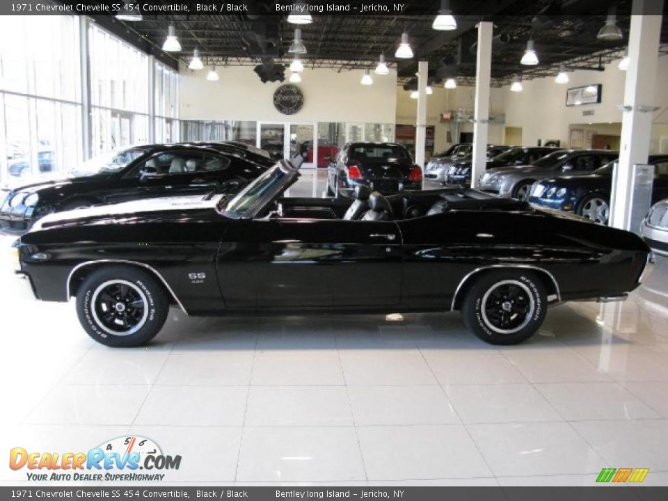 Black 1971 Chevrolet Chevelle SS 454 Convertible Photo #24