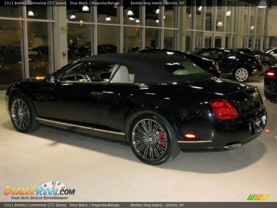 2011 Bentley Continental GTC Speed Onyx Black / Magnolia/Beluga Photo #2