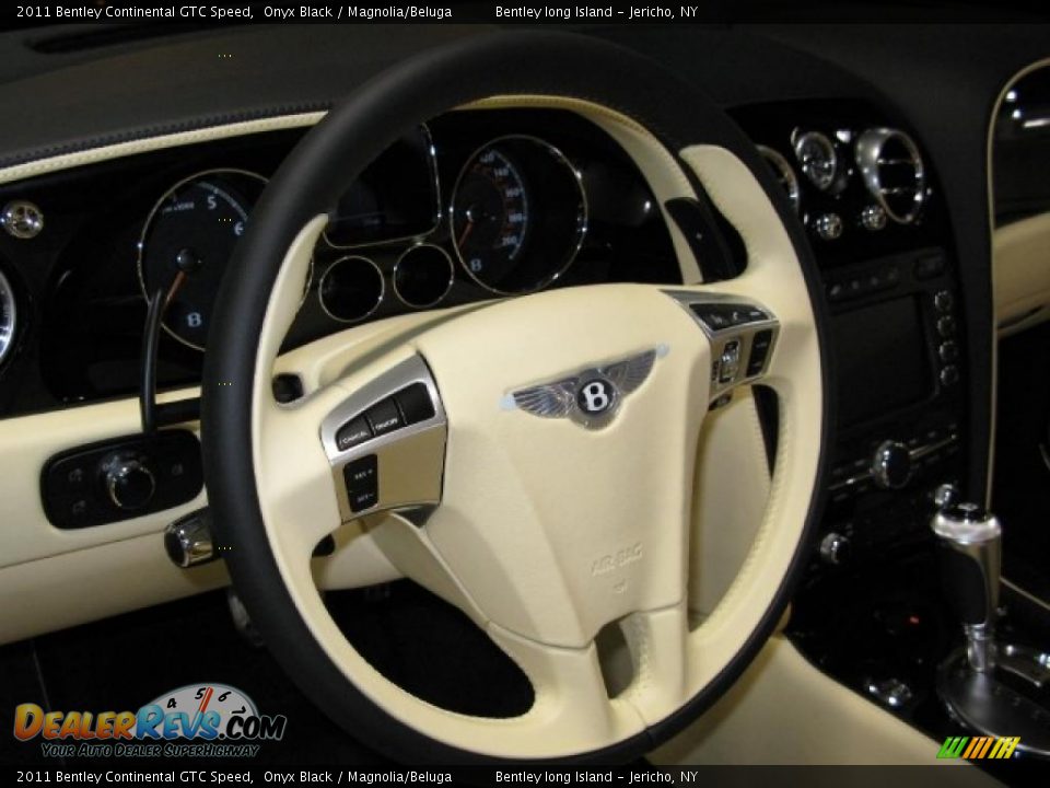 2011 Bentley Continental GTC Speed Steering Wheel Photo #9