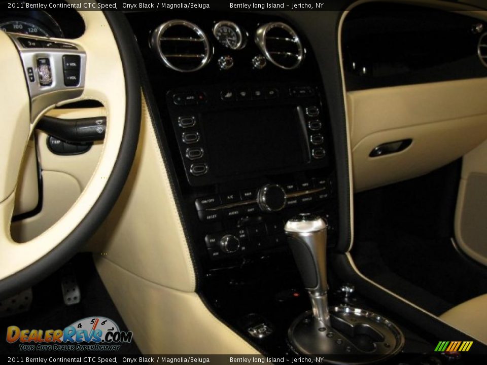 2011 Bentley Continental GTC Speed Onyx Black / Magnolia/Beluga Photo #12
