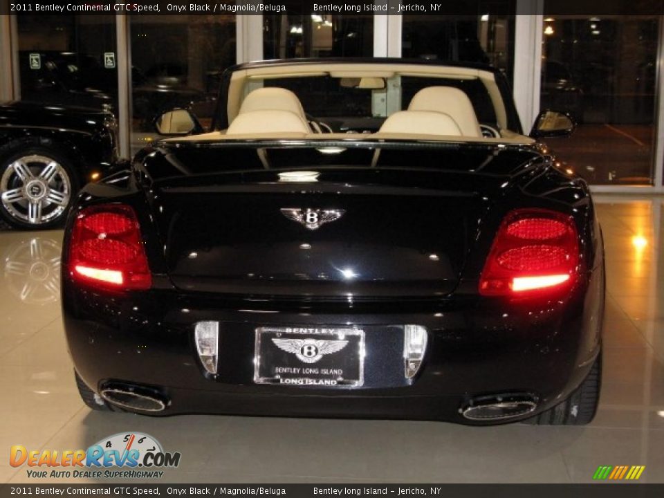 2011 Bentley Continental GTC Speed Onyx Black / Magnolia/Beluga Photo #25