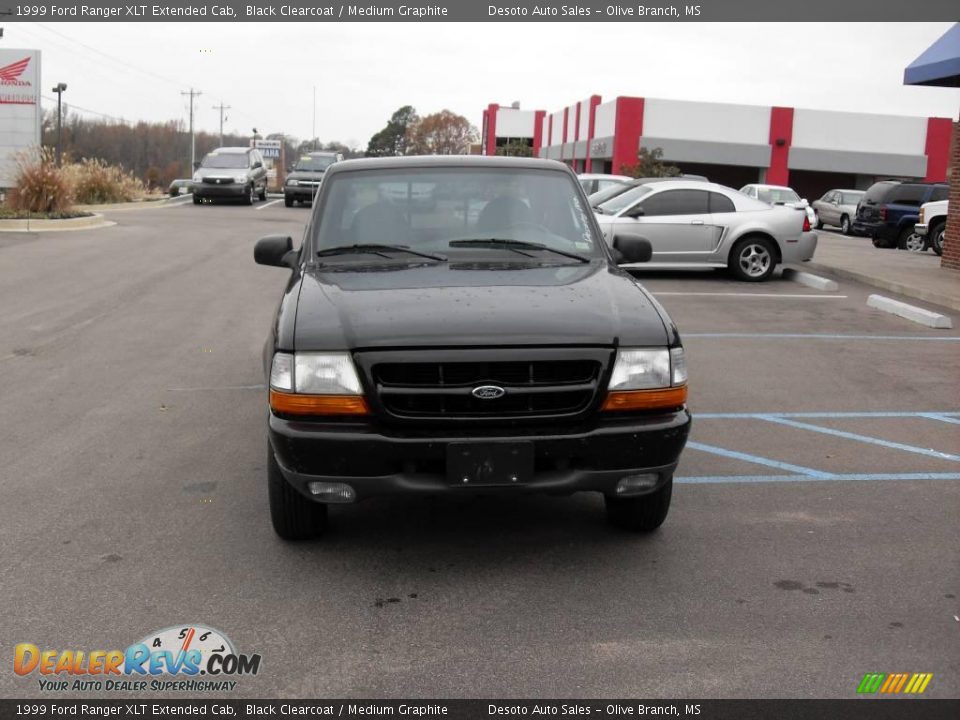 1999 Ford Ranger Xlt Extended Cab Black Clearcoat Medium Graphite