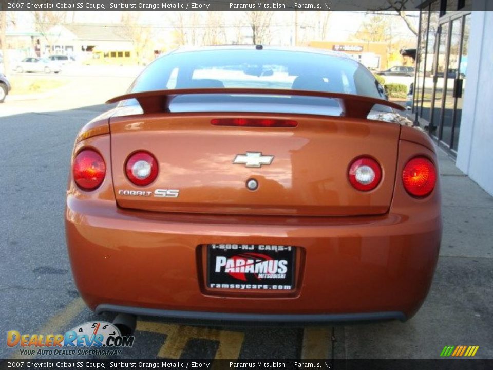 2007 Chevrolet Cobalt SS Coupe Sunburst Orange Metallic / Ebony Photo #5