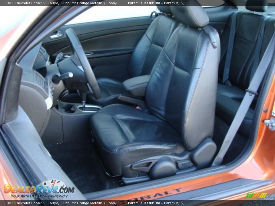 Ebony Interior - 2007 Chevrolet Cobalt SS Coupe Photo #10