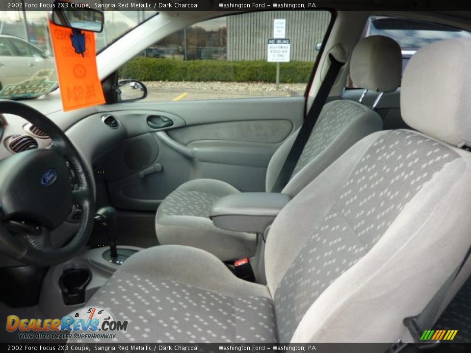 Dark Charcoal Interior - 2002 Ford Focus ZX3 Coupe Photo #6