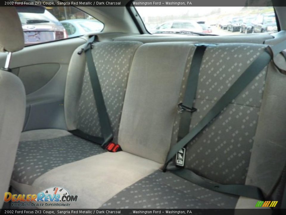 2002 Ford Focus ZX3 Coupe Sangria Red Metallic / Dark Charcoal Photo #9