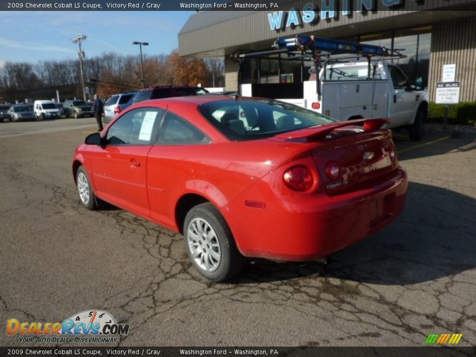 2009 Chevrolet Cobalt LS Coupe Victory Red / Gray Photo #2