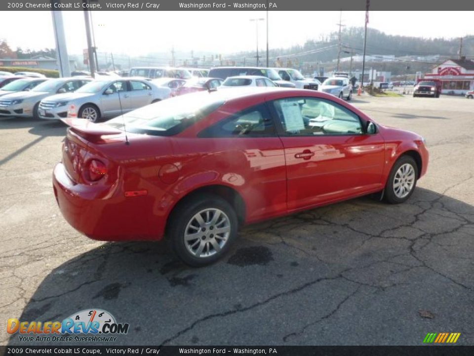 2009 Chevrolet Cobalt LS Coupe Victory Red / Gray Photo #4