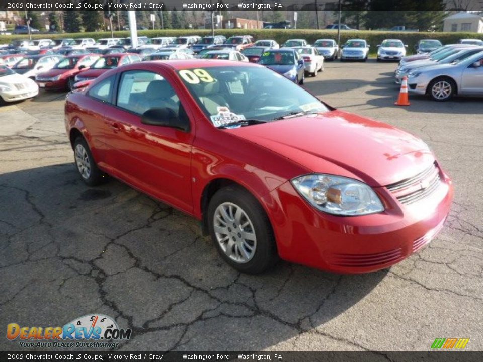 2009 Chevrolet Cobalt LS Coupe Victory Red / Gray Photo #5