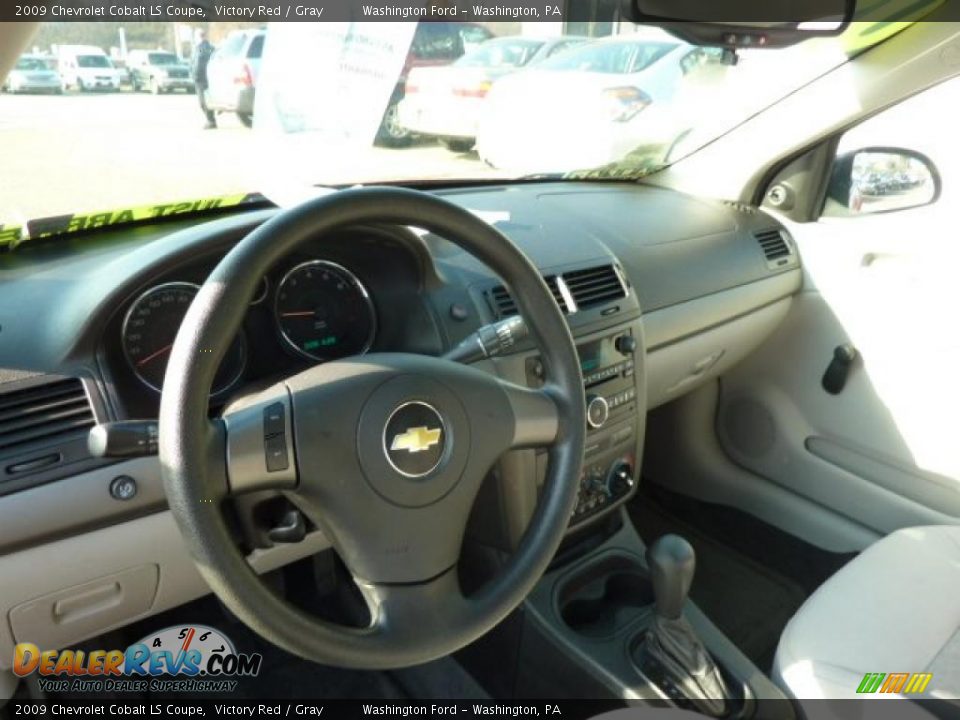 Gray Interior - 2009 Chevrolet Cobalt LS Coupe Photo #9