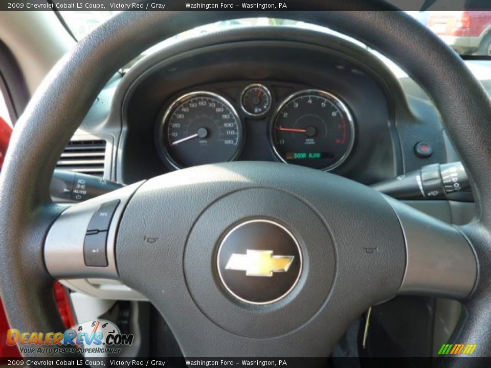 2009 Chevrolet Cobalt LS Coupe Victory Red / Gray Photo #19