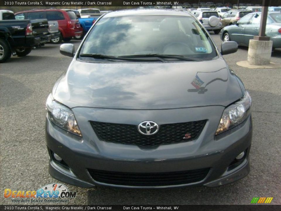 2010 Toyota Corolla S Magnetic Gray Metallic / Dark Charcoal Photo #2