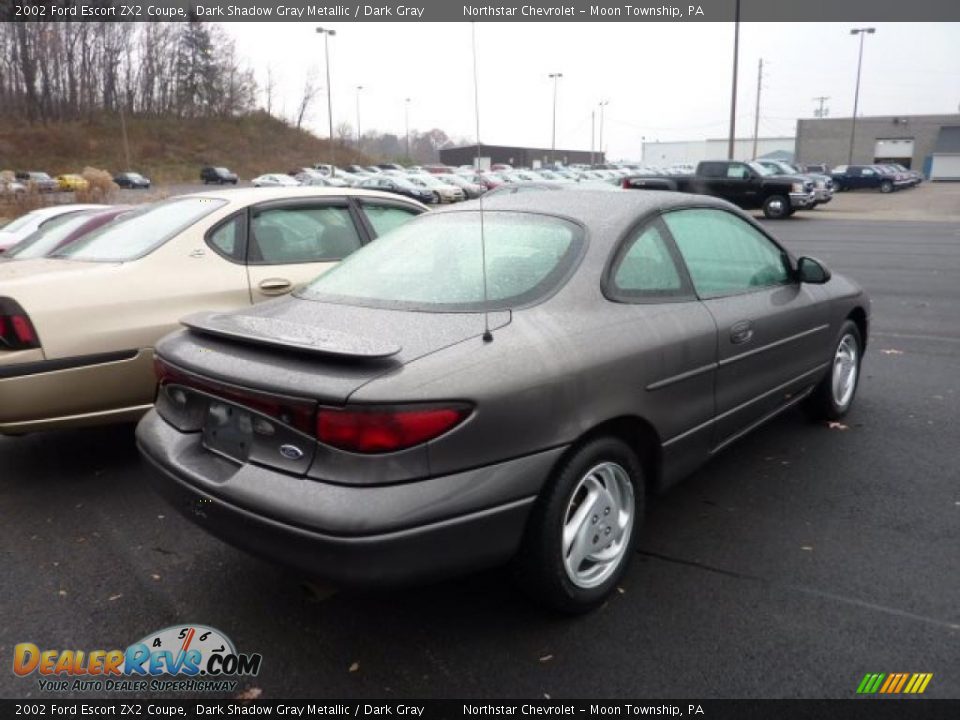 Dark Shadow Gray Metallic 2002 Ford Escort ZX2 Coupe Photo #2