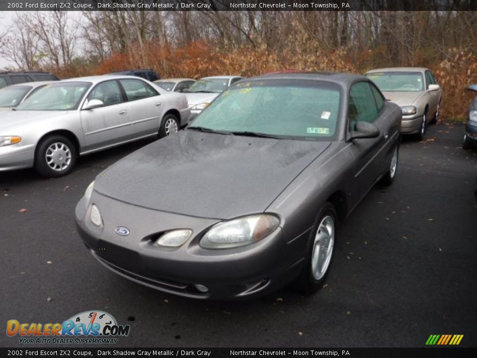 2002 Ford Escort ZX2 Coupe Dark Shadow Gray Metallic / Dark Gray Photo #5