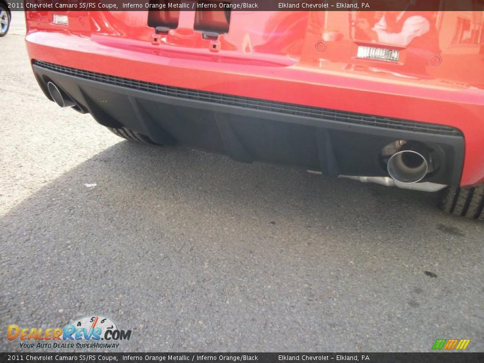 2011 Chevrolet Camaro SS/RS Coupe Inferno Orange Metallic / Inferno Orange/Black Photo #11