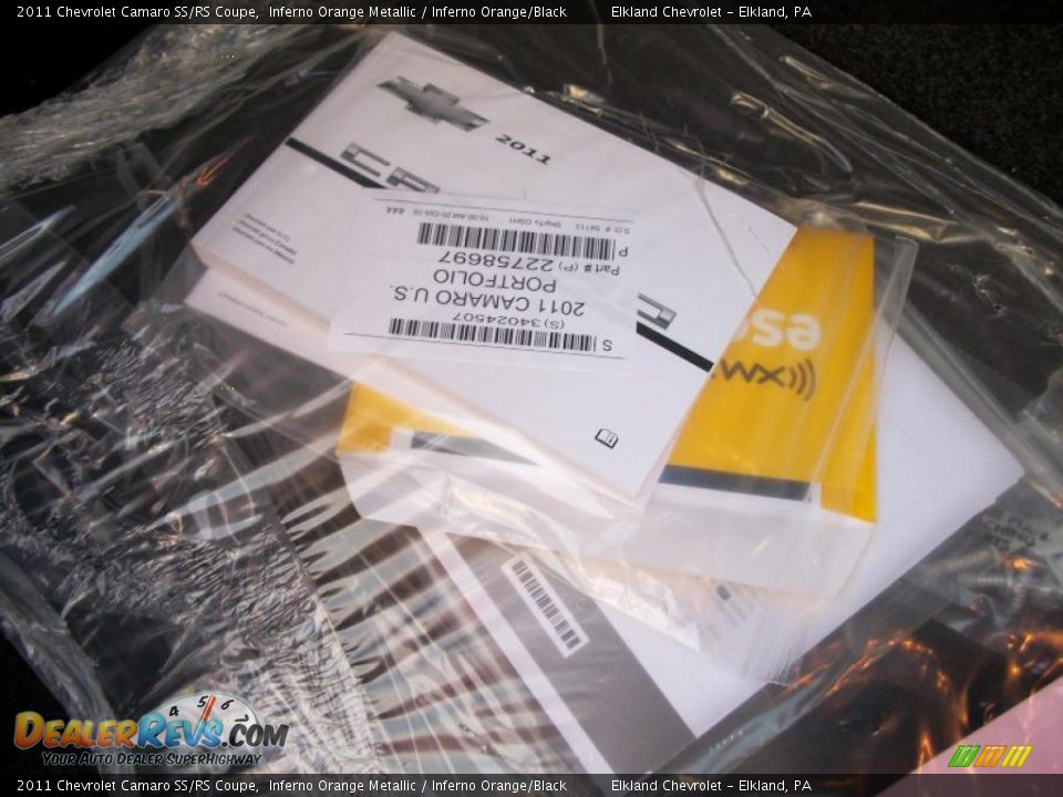 2011 Chevrolet Camaro SS/RS Coupe Inferno Orange Metallic / Inferno Orange/Black Photo #14