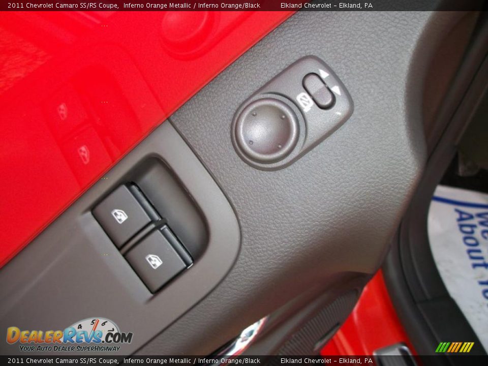 2011 Chevrolet Camaro SS/RS Coupe Inferno Orange Metallic / Inferno Orange/Black Photo #26