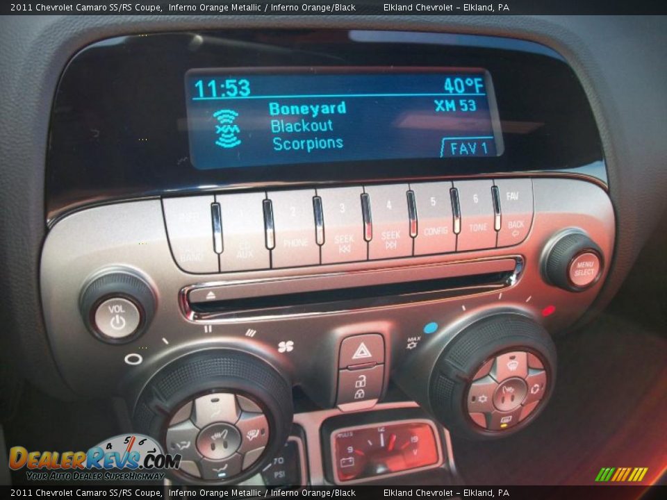 Controls of 2011 Chevrolet Camaro SS/RS Coupe Photo #35