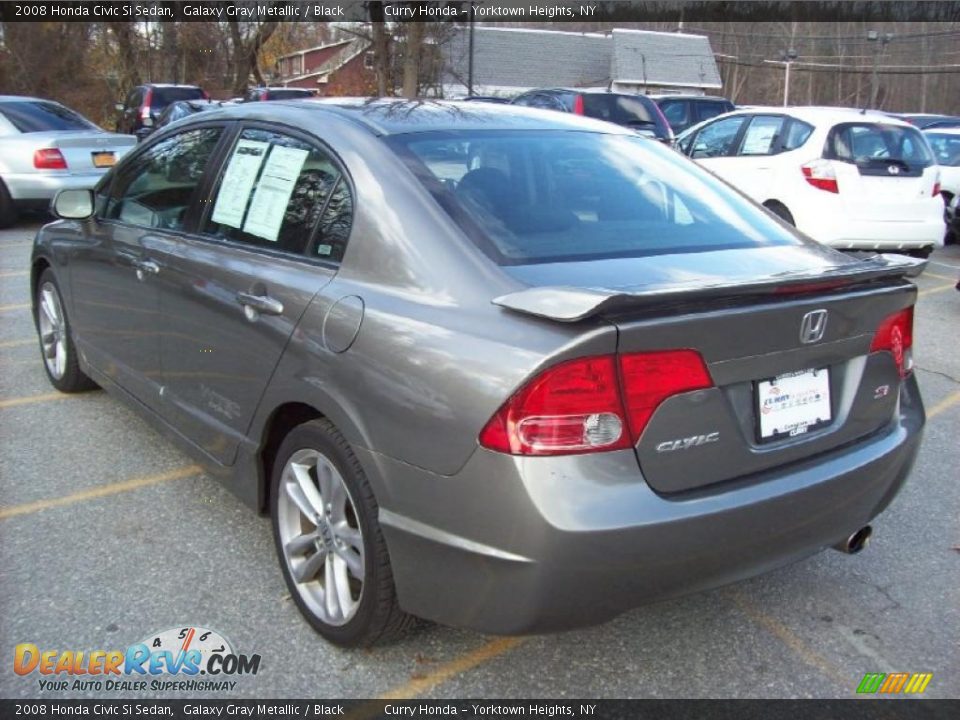 2008 Honda civic si sedan black #6