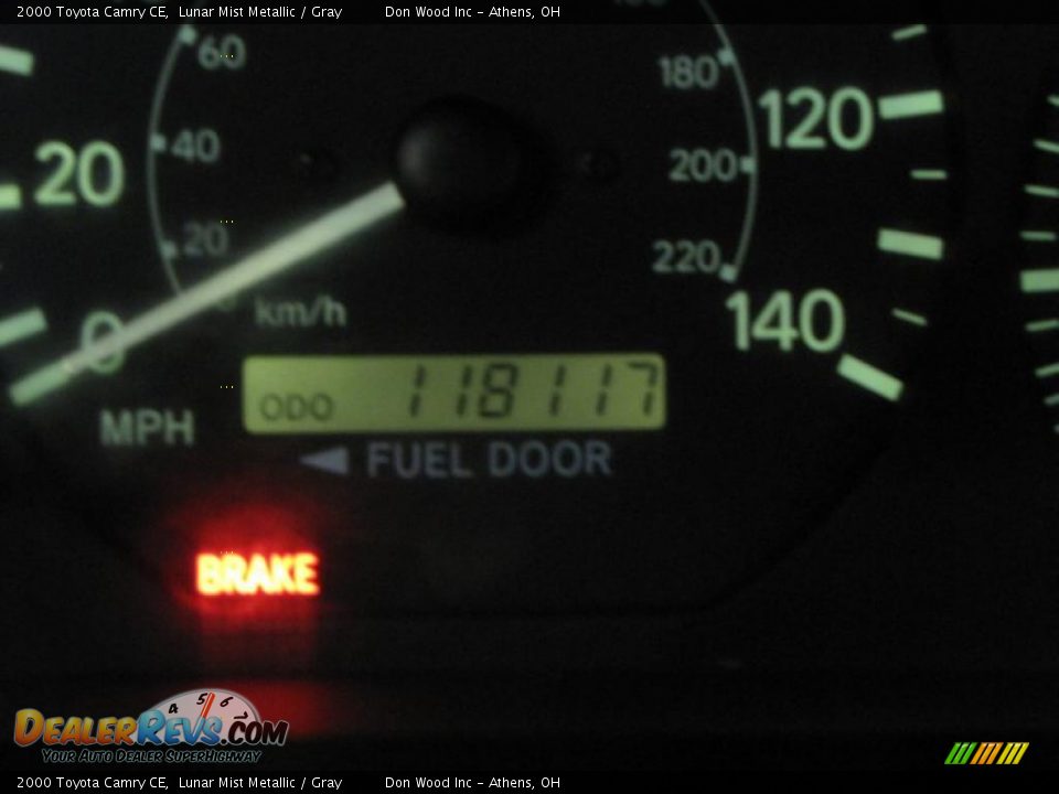 2000 Toyota Camry CE Lunar Mist Metallic / Gray Photo #11