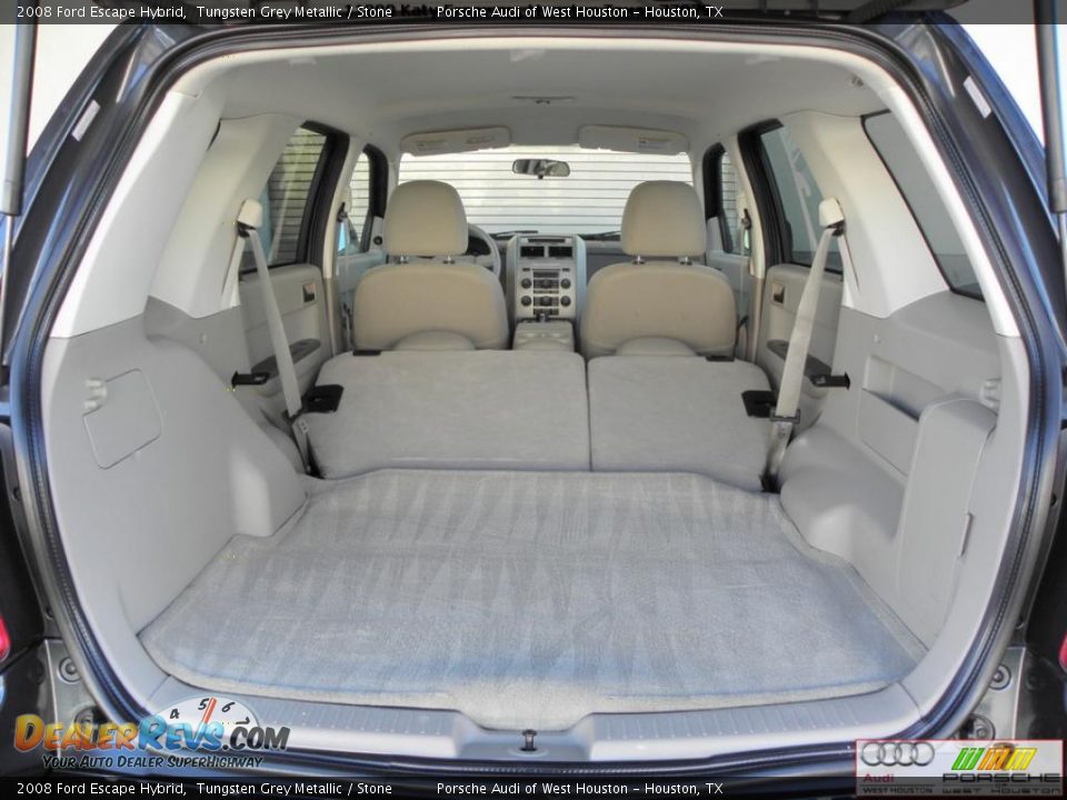 2008 Ford Escape Hybrid Tungsten Grey Metallic / Stone Photo #13