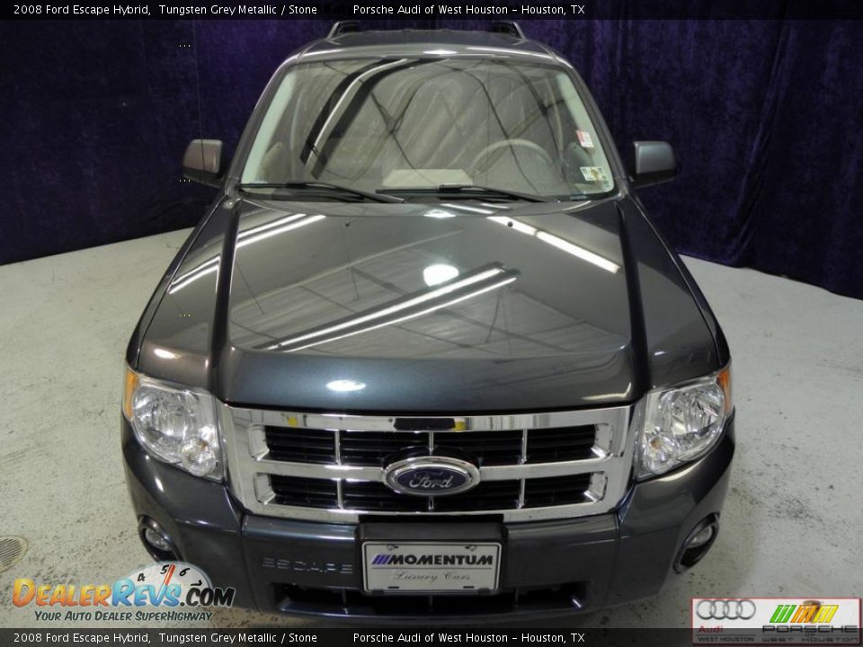 2008 Ford Escape Hybrid Tungsten Grey Metallic / Stone Photo #15