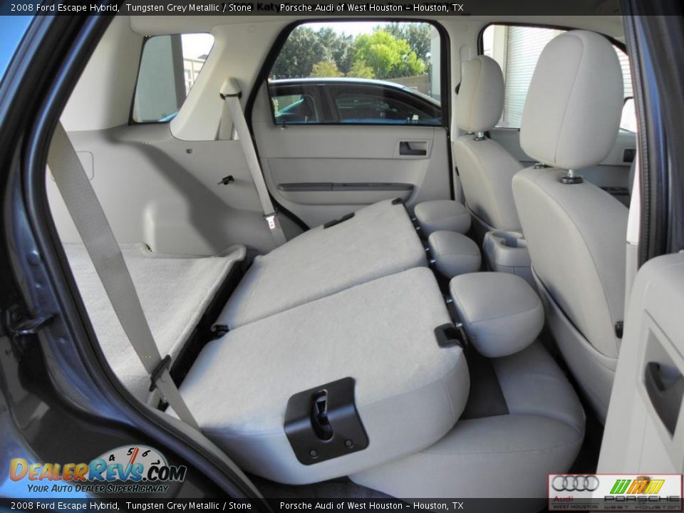 2008 Ford Escape Hybrid Tungsten Grey Metallic / Stone Photo #23