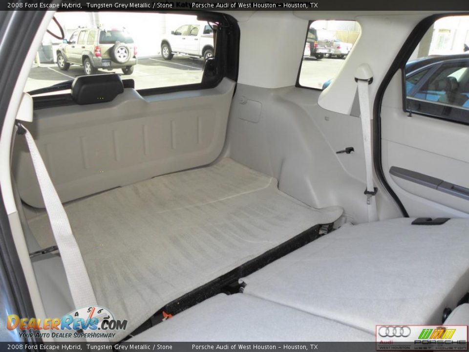 2008 Ford Escape Hybrid Tungsten Grey Metallic / Stone Photo #24
