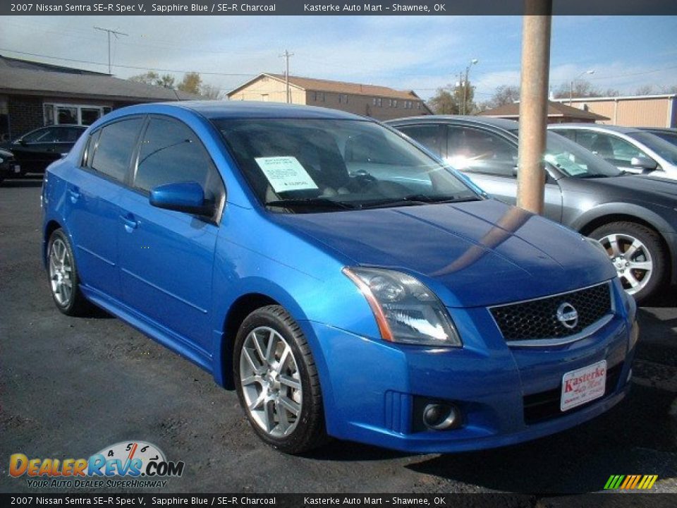Sapphire Blue 2007 Nissan Sentra SE-R Spec V Photo #1