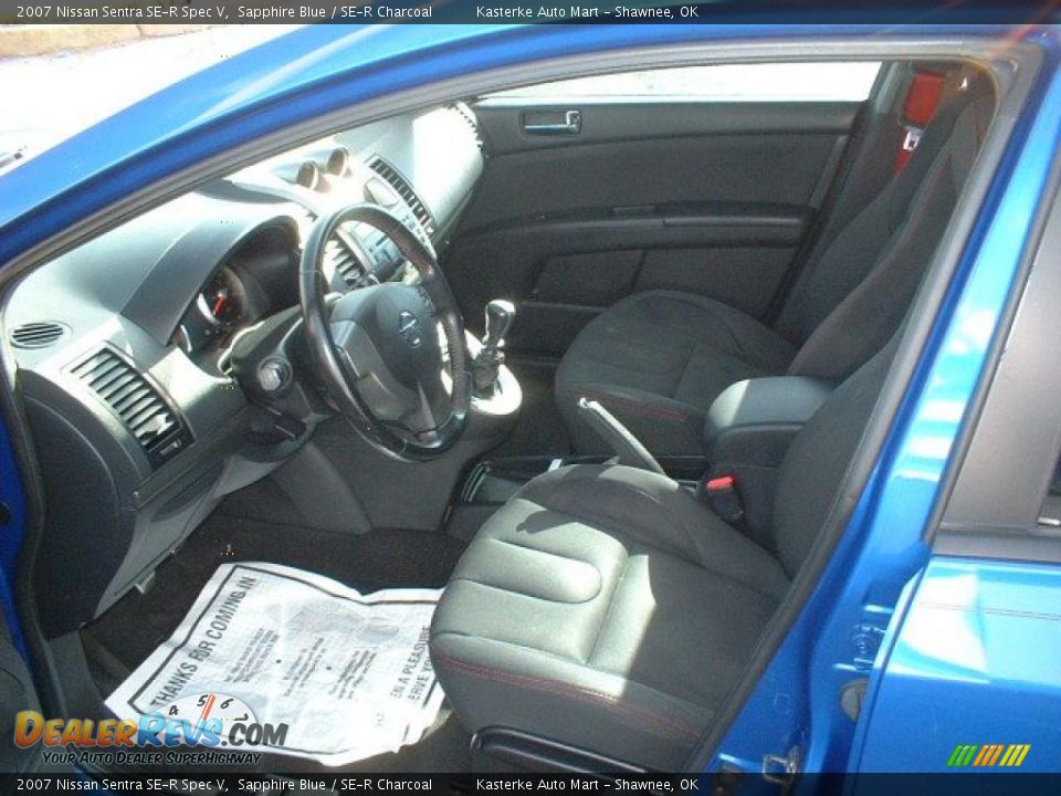 SE-R Charcoal Interior - 2007 Nissan Sentra SE-R Spec V Photo #7
